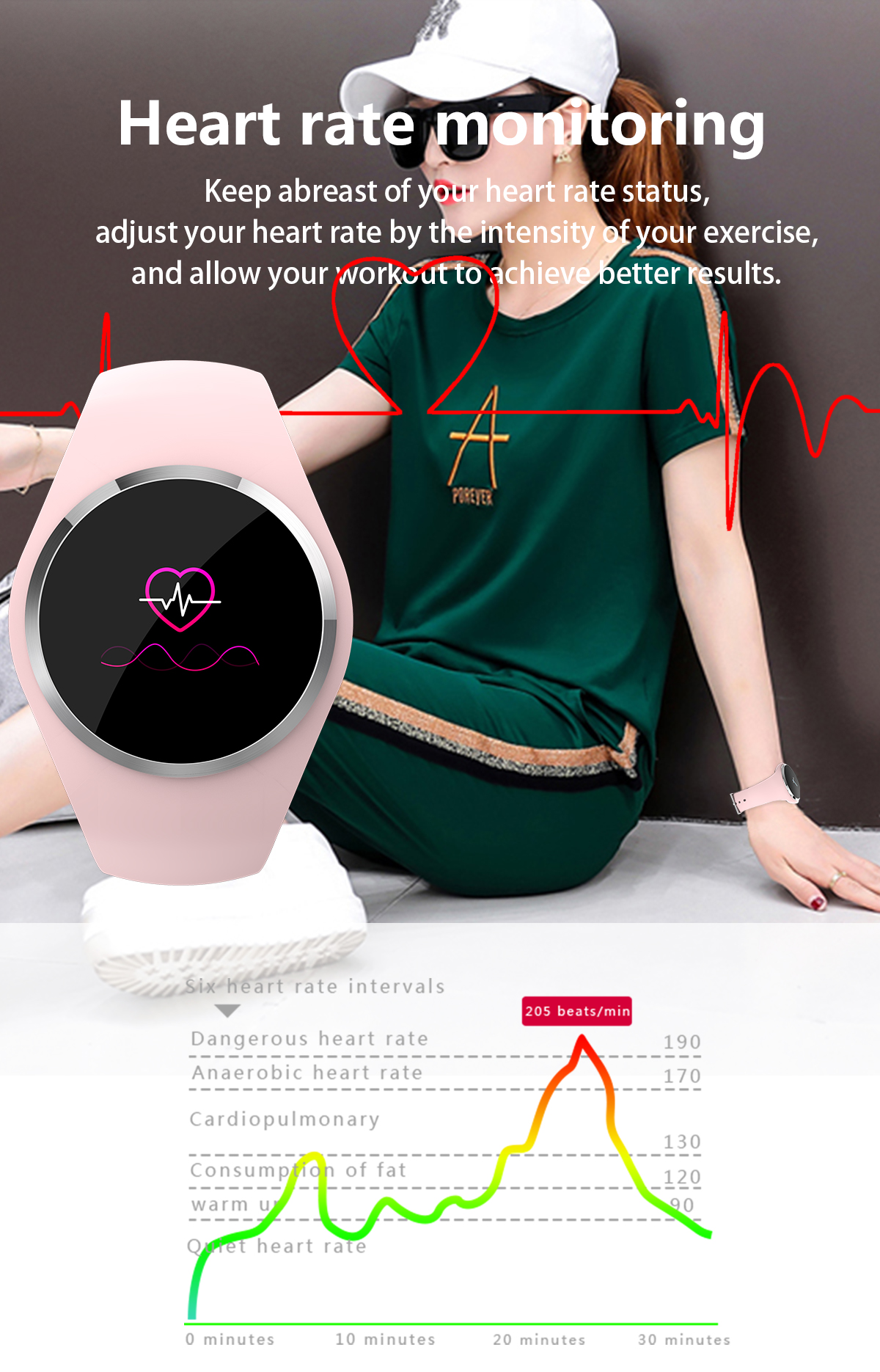 Women&amp;Girl Waterproof Bluetooth Smart Watch Ladies Phone Mate For Android iPhone - 42447d4c2645c14a258cca4cd58d8cb957a3ntkt - Women&amp;Girl Waterproof Bluetooth Smart Watch Ladies Phone Mate For Android iPhone