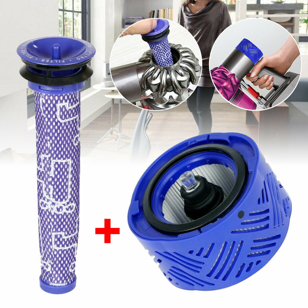 Pre + Post HEPA Motor Filter for DYSON V6 Absolute Total