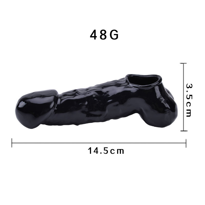 Silicone Penis Extender Enlarger Sleeve Reusable Condom Delay Ejaculation Men Ebay 