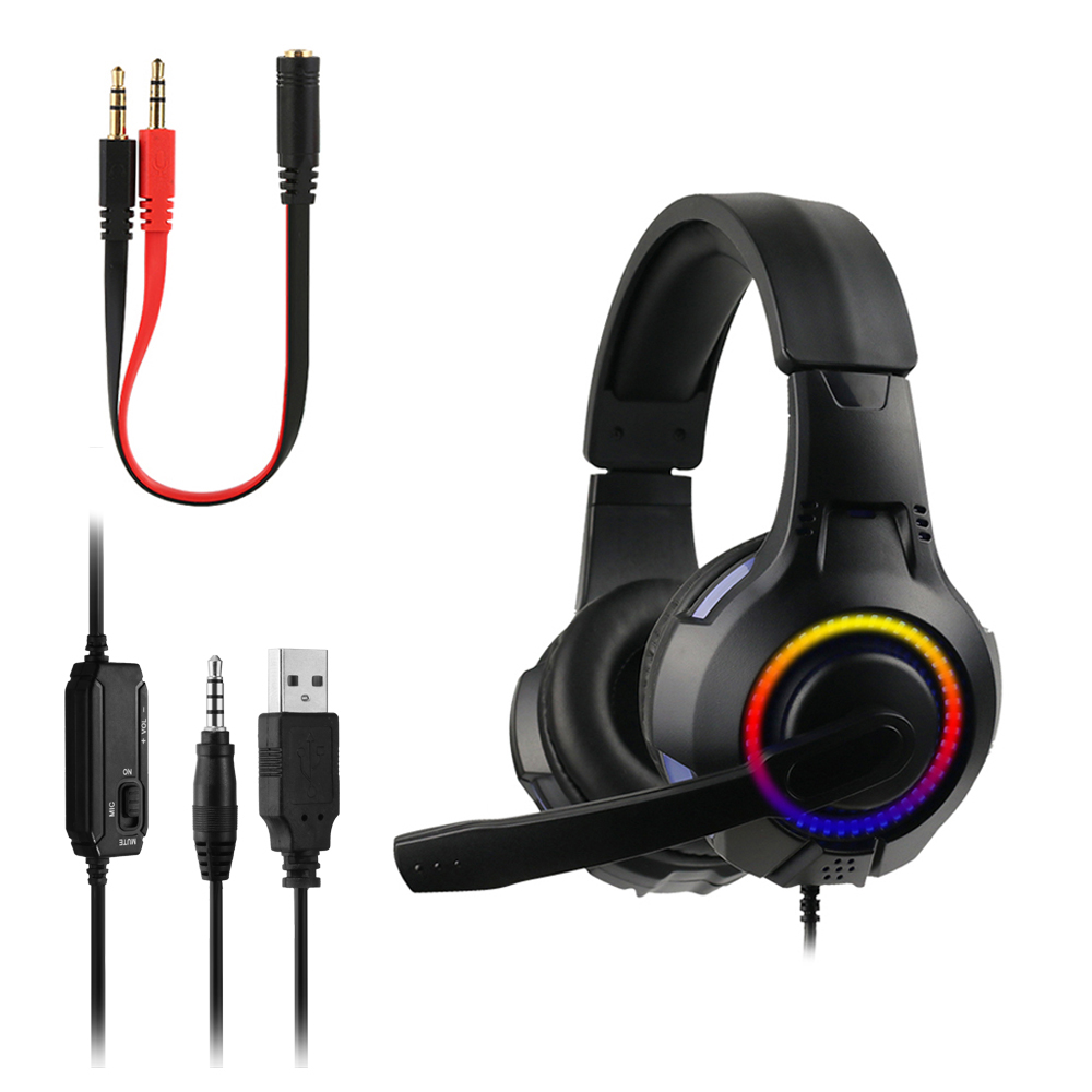 kunai stereo headset for xbox one, ps4, switch, ps3, pc/mac, and mobile