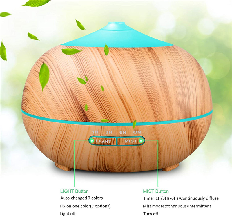 Humidifier Night Light Essential Oil Aroma Diffuser Aromatherapy