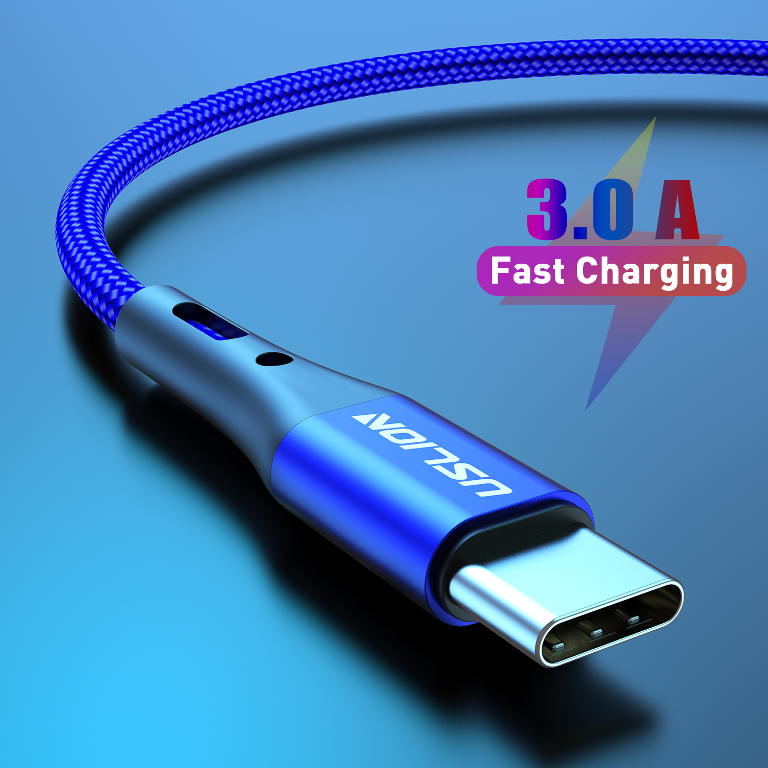 QC3.0 Fast Quick Chage Cable Micro USB-C Type C Charging Cable For ...
