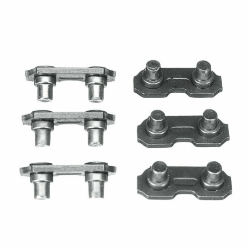 Metal Link Joining Part Tools Replacement 6pcs 3//8 0.063 Steel Chainsaw Chain