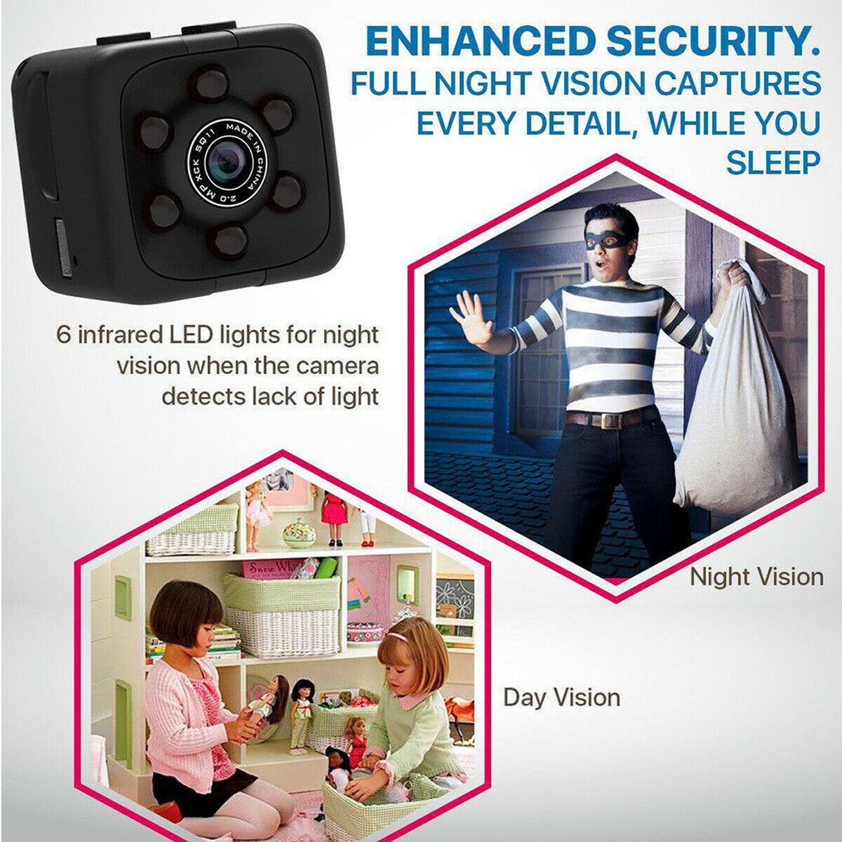 1080P HD Mini Hidden Camera Cam DVR Security Video Recording Motion