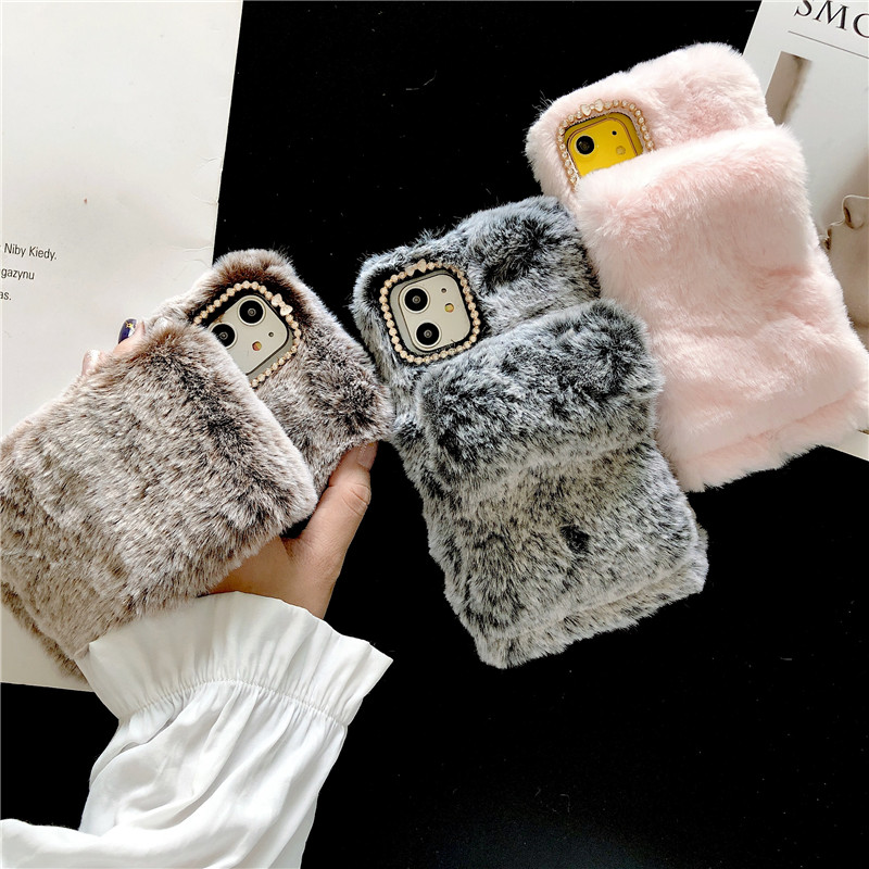 Soft Warm Plush Fluffy Phone Case Cover Comfy Faux Fur For Iphone 11 Pro Max X 8 Ebay 