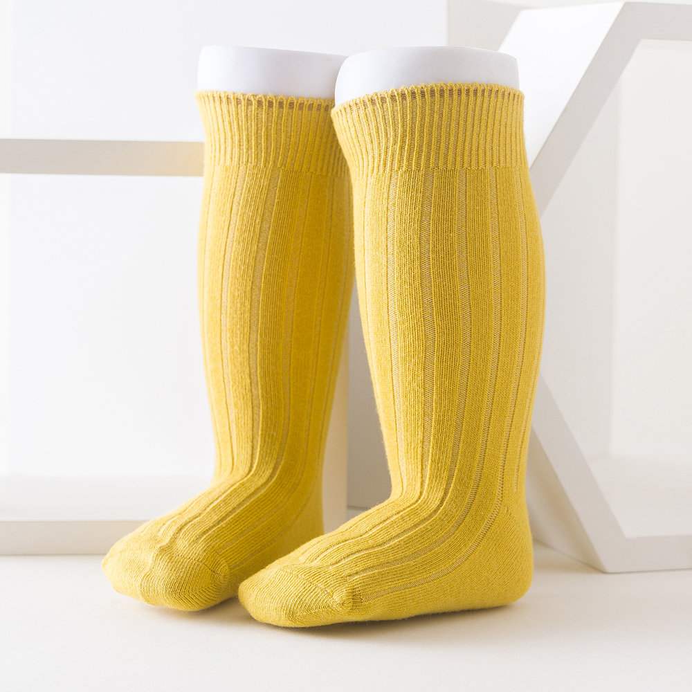 Baby Boys Girls Knee High Socks Infants Toddler Cotton Rich Long Socks