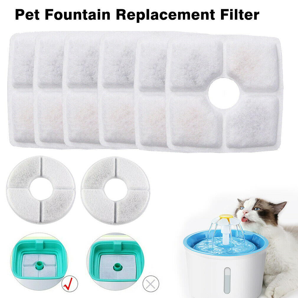 4/8/12X Water Filter For Pet Dog Cat Water Fountain Replacement Filter