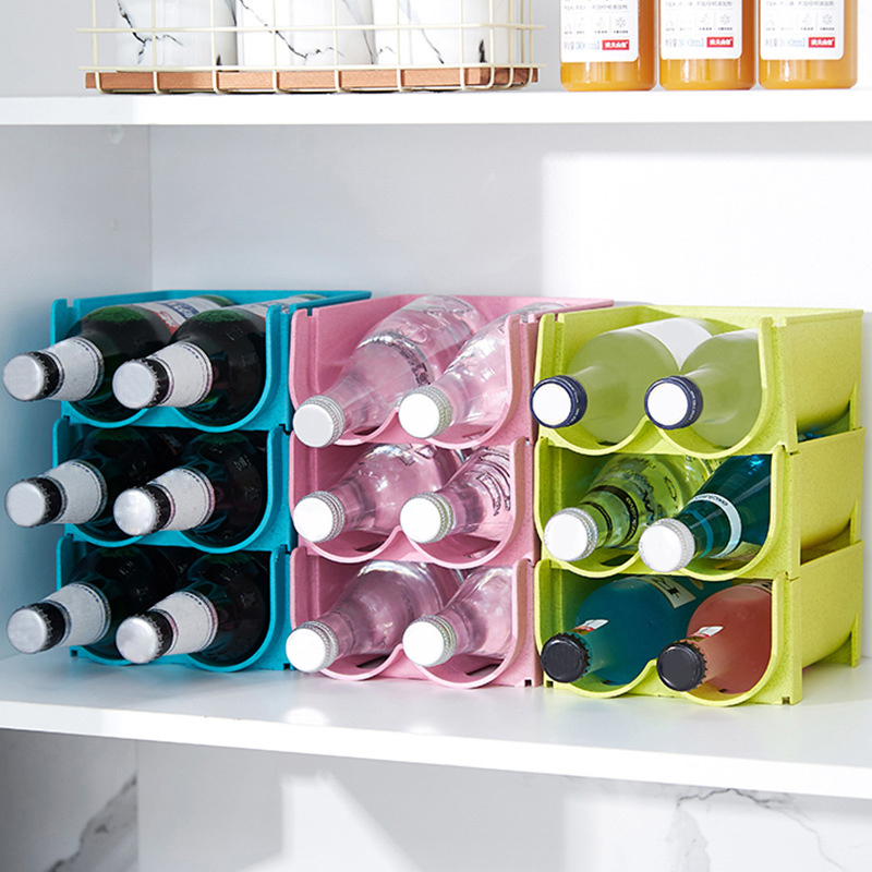 Beer Bottle Beverage Cans Storage Box Rack Shelf Holder Refrigerator