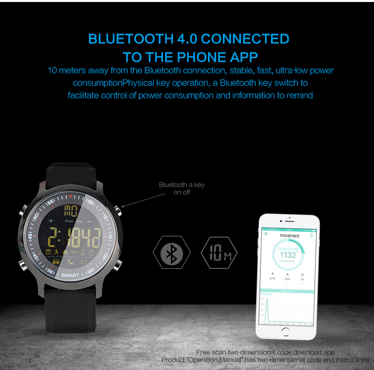 waterproof bluetooth smart watch phone mate for iphone ios android samsung lg
