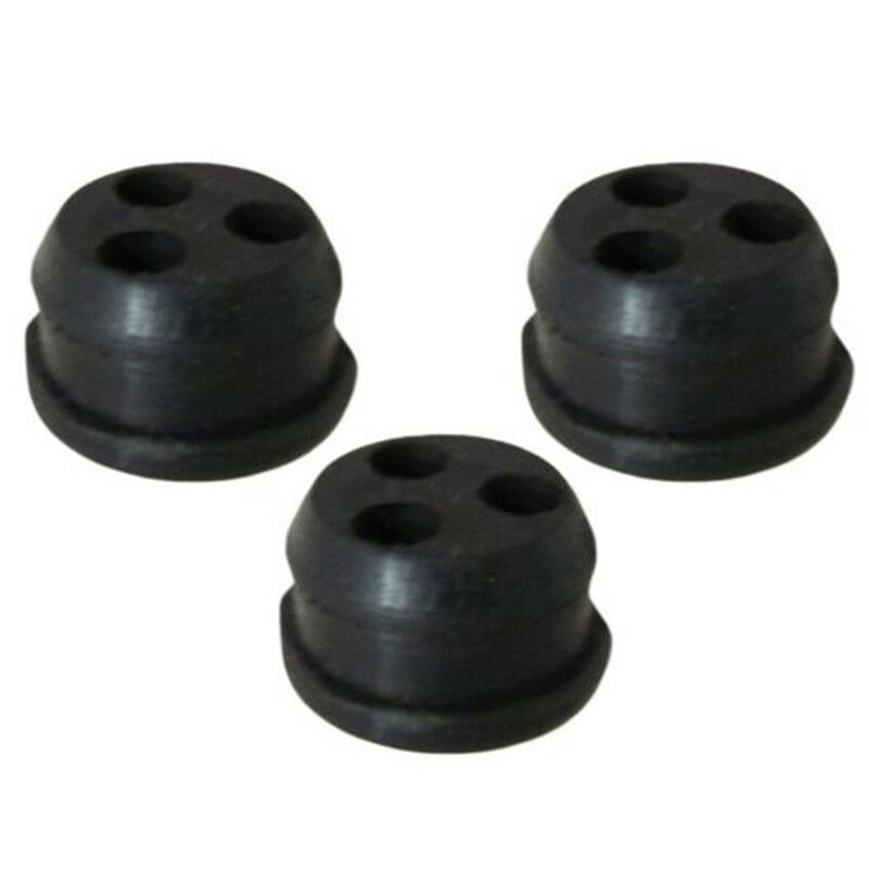 3x Fuel Line Gas Tank 3 Hole Grommet For Echo String Trimmer Blower 