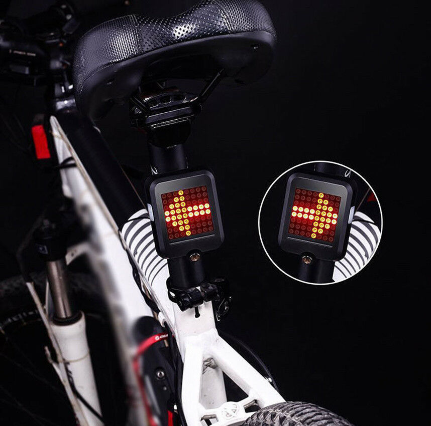 Mountain Bike Light Waterproof Rear Tail Light LED USB Rechargeable Safety