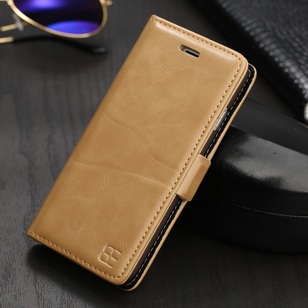 Handy Tasche Leder für iPhone 8 X 6s 7 Plus Flip Cover Case Schutz