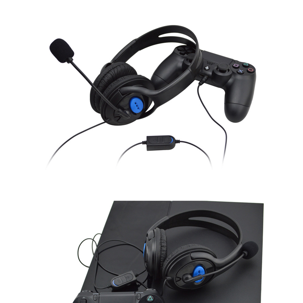Stereo Wired Gaming Headset Headphones with Microphone for PlayStation