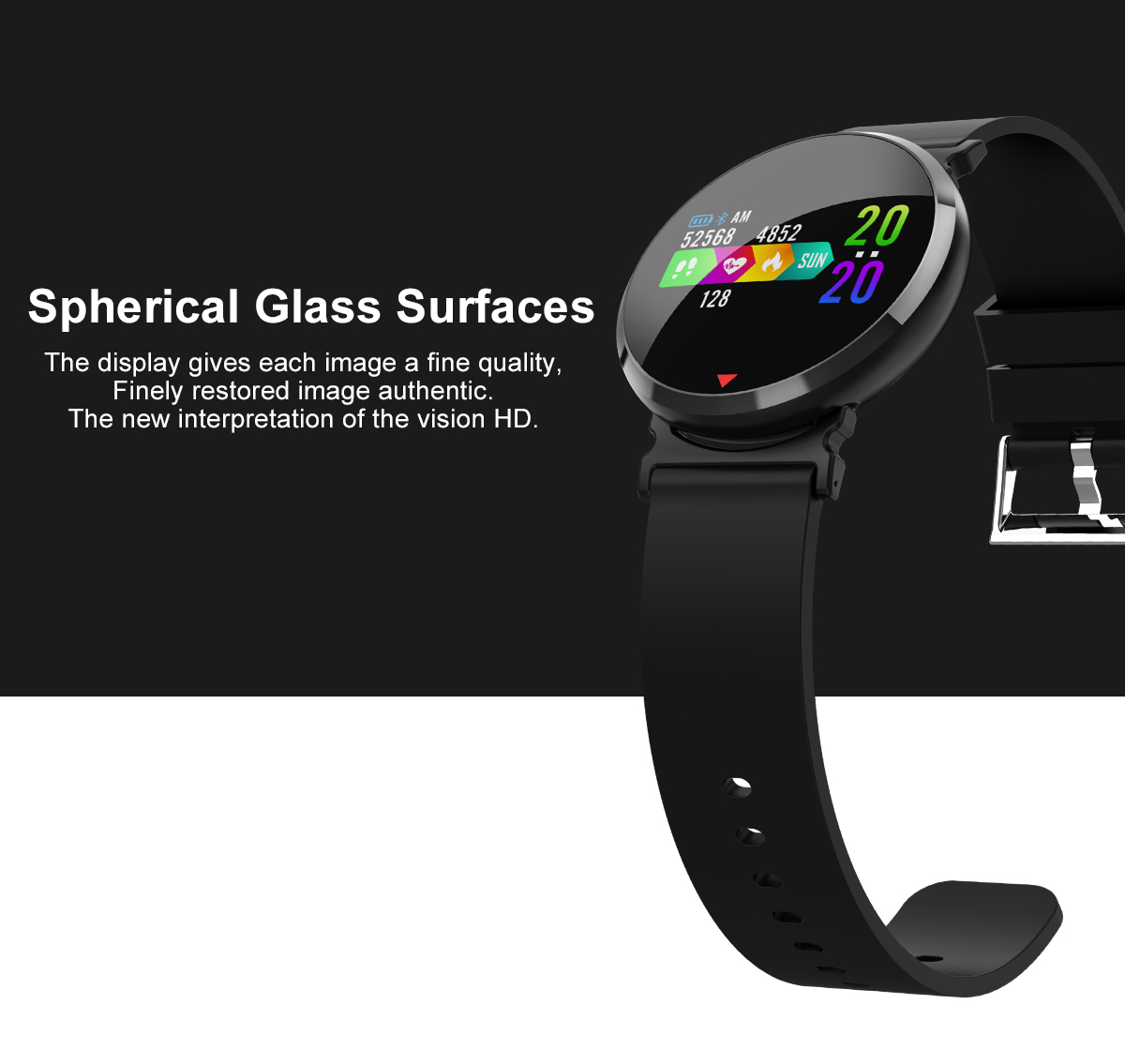 Smart Watch Blood Pressure Fitness Tracker Sports Watch Heart Rate