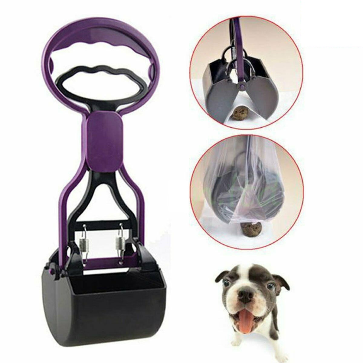 Pooper Scooper Poop Scoop Pet Dog Cat Waste Easy Clean Pickup Grabber