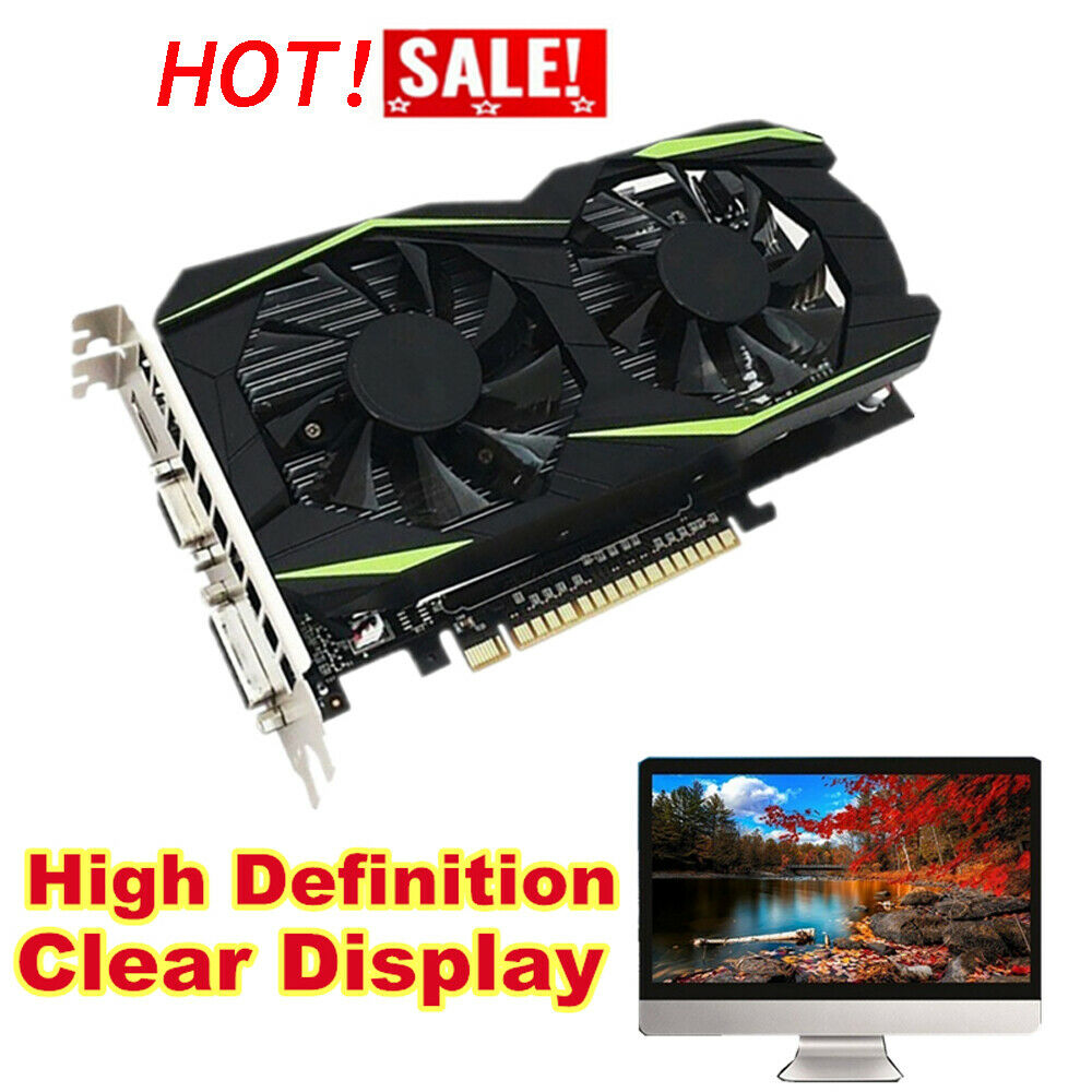 Upgrade GTX 1050 TI OC 3G DDR5 Dual Cooling Fan Video Computer Graphics Card US