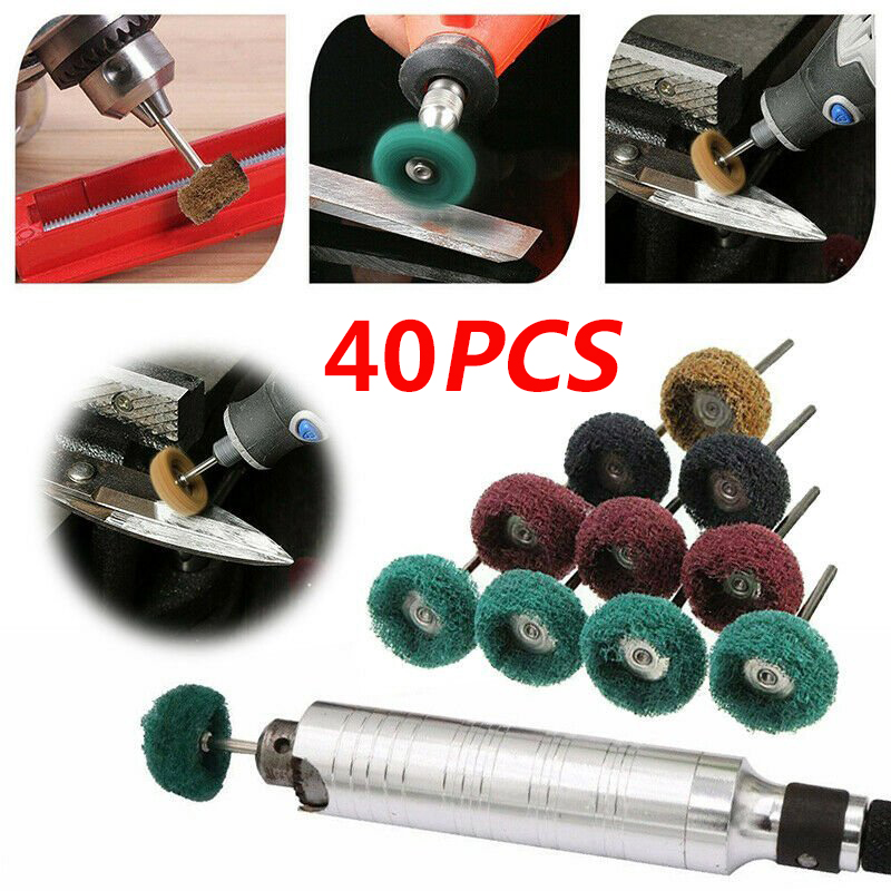 Abrasive Wheel Buffing Polishing 40 Pcs 25mm Grinding Wheels Dremel