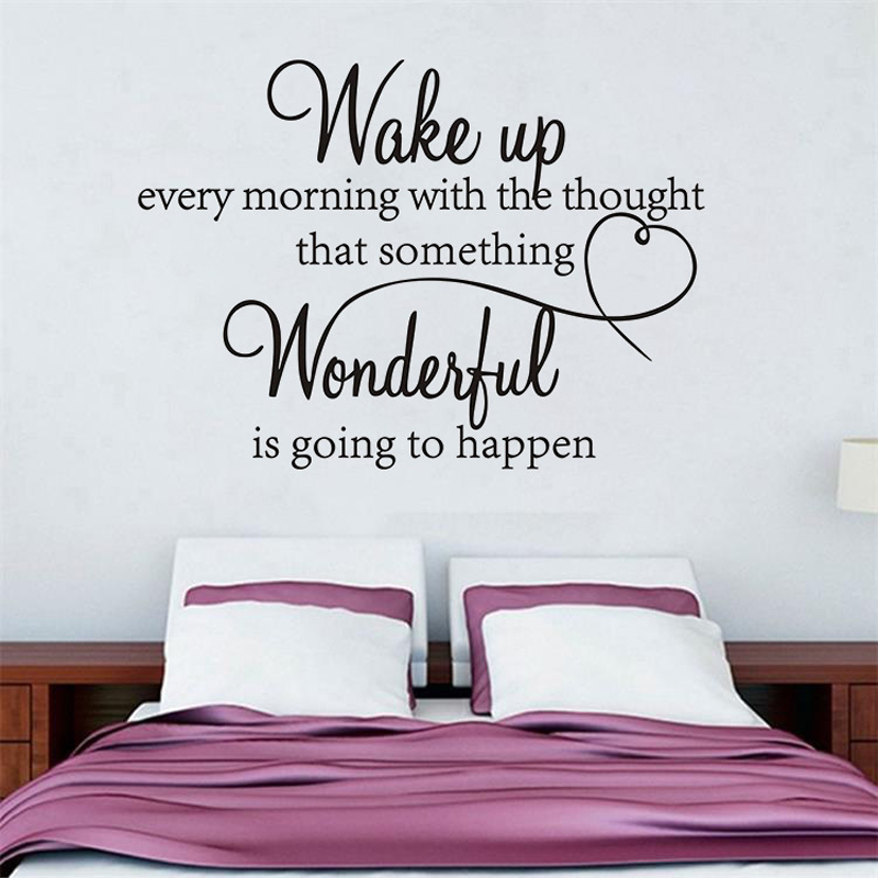 Details About Heart Family Wonderful Bedroom Quote Wall Stickers Art Room Removable Decals Diy